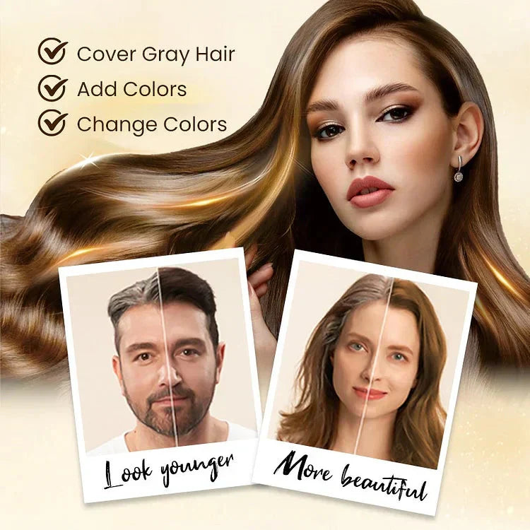 🧴Buy 1 Get 2 FREE -  Natural Hair Dye Shampoo🧴🌿